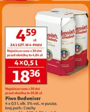 Piwo Budweiser