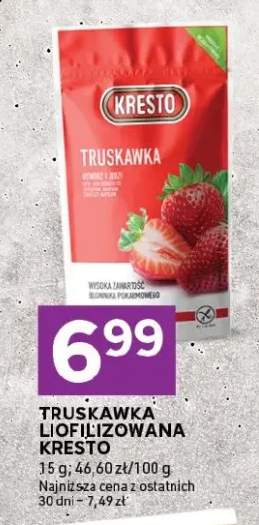 Truskawki liofilizowane