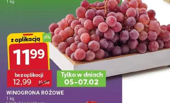winogrona różowe