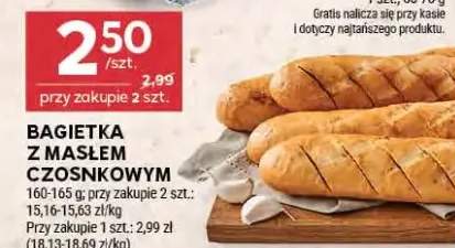 Bagietka z masłem czosnkowym