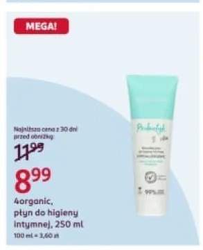 Płyn do higieny intymnej 4organic, 250 ml