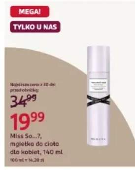 Mgiełka do ciała Miss So...?, dla kobiet, 140 ml