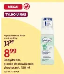 Pianka Babydream do nawilżania chusteczek, 150 ml