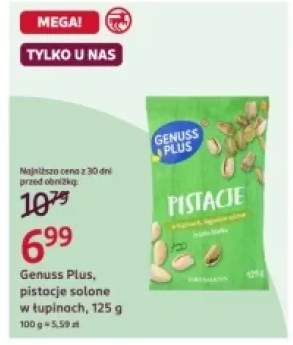 Pistacje Genuss Plus solone w łupinach, 125 g
