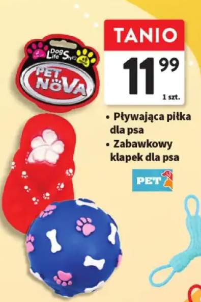 Pływająca piłka dla psa