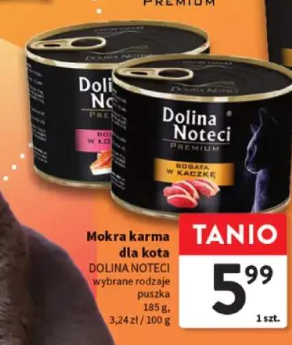 Mokra karma dla kota DOLINA NOTECI wybrane rodzaje puszka