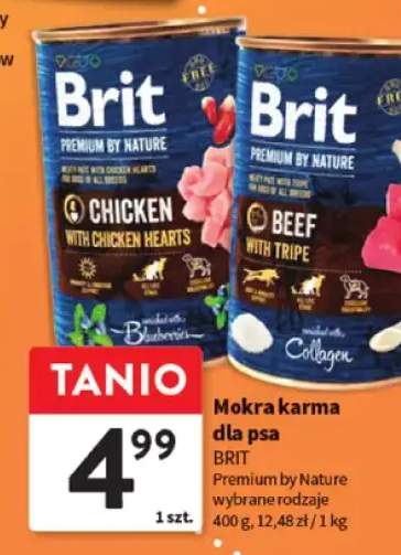 Mokra karma dla psa BRIT Premium by Nature wybrane rodzaje