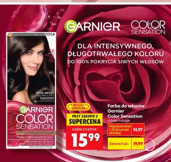 Farba do włosów Color Sensation różne rodzaje