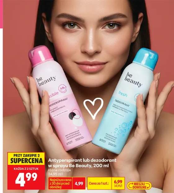 Antyperspirant lub dezodorant w sprayu fresh