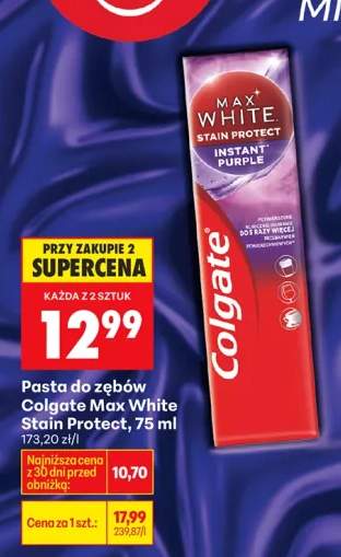 Pasta do zębów Max White Stain Protect Instant Purple