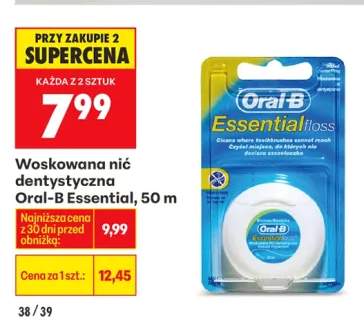 Woskowana nić dentystyczna Essential