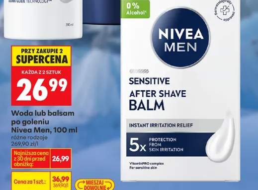 Woda lub balsam po goleniu