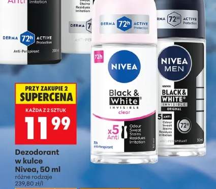 Dezodorant w kulce Black & White clear