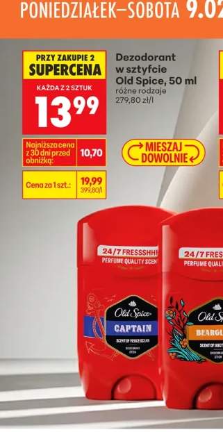 Dezodorant w sztyfcie różne rodzaje