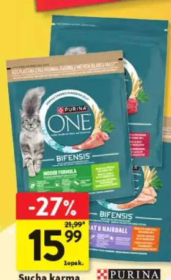 Sucha karma dla kota PURINA ONE wybrane rodzaje
