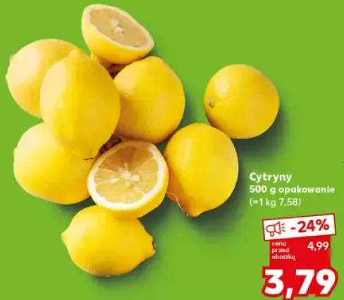Cytryny 500g opakowanie