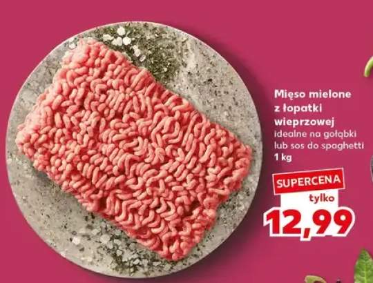 Mięso mielone z łopatki wieprzowej idealne na gołąbki lub sos do spaghetti