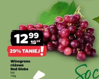 Winogrono różowe Red Globe