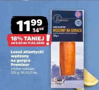 łosoś wędzony na gorąco