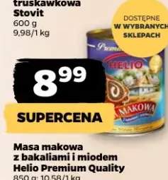 Masa makowa z bakaliami i miodem