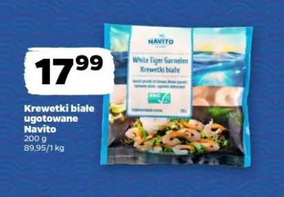 Krewetki białe ugotowane