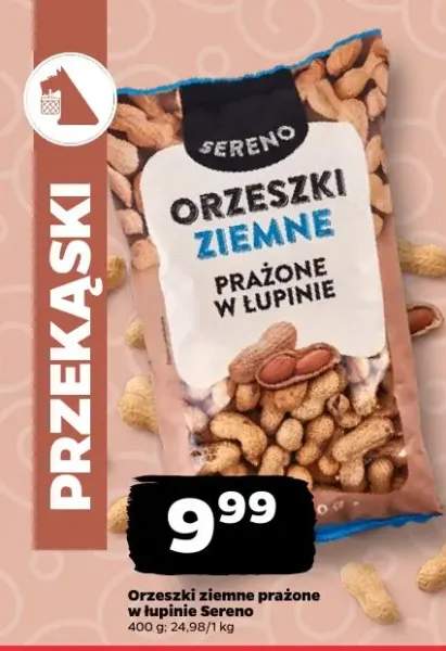 Orzeszki ziemne prażone w łupinie