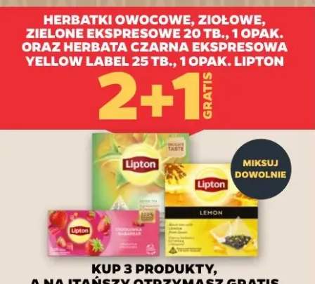 Herbata czarna ekspresowa Yellow Label 25 tb.