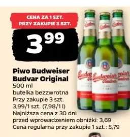 Piwo Budvar Original bezwrotna butelka