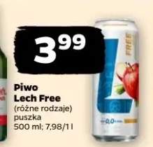 Piwo Lech Free różne rodzaje puszka