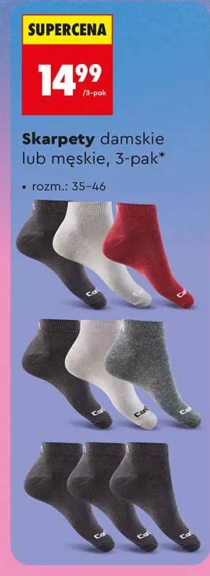 Skarpety damskie lub męskie 3-pak