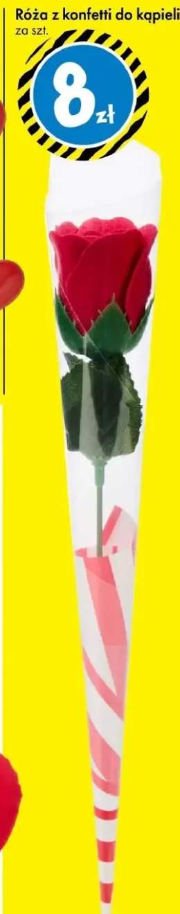 Róża z konfetti do kąpieli