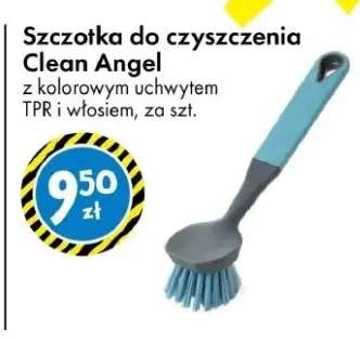 Szczotka do czyszczenia Clean Angel z kolorowym uchwytem TPR i włosiem