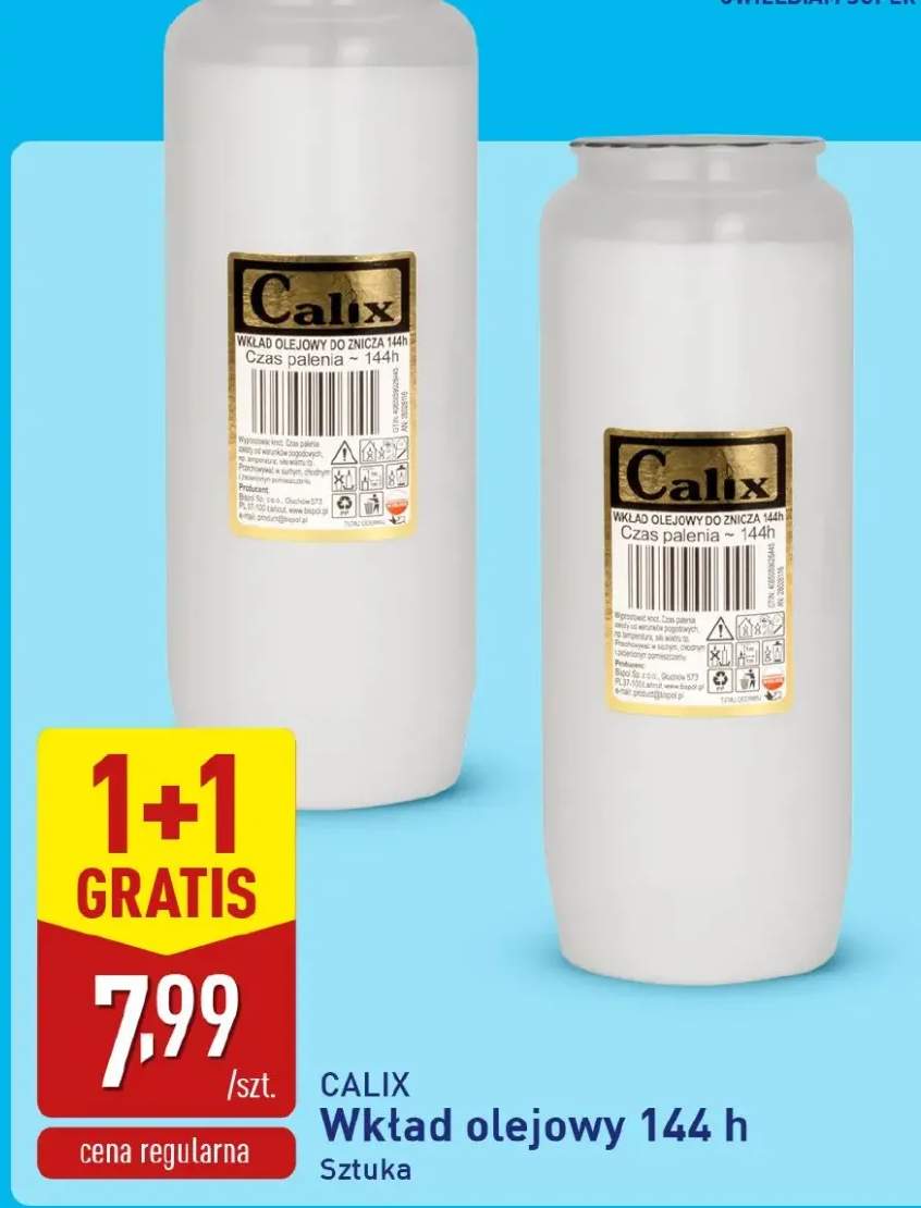 wkład olejowy do znicza