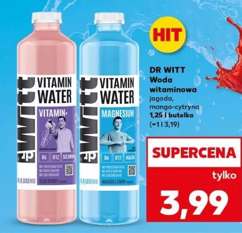 Woda witaminowa jagoda, mango-cytryna