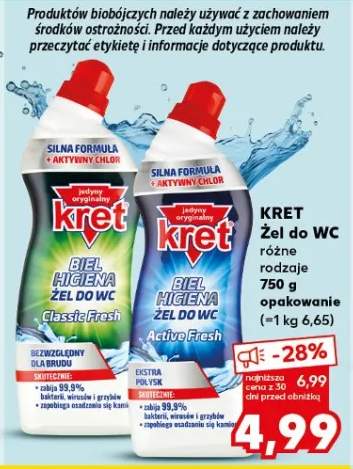 Żel do WC różne rodzaje