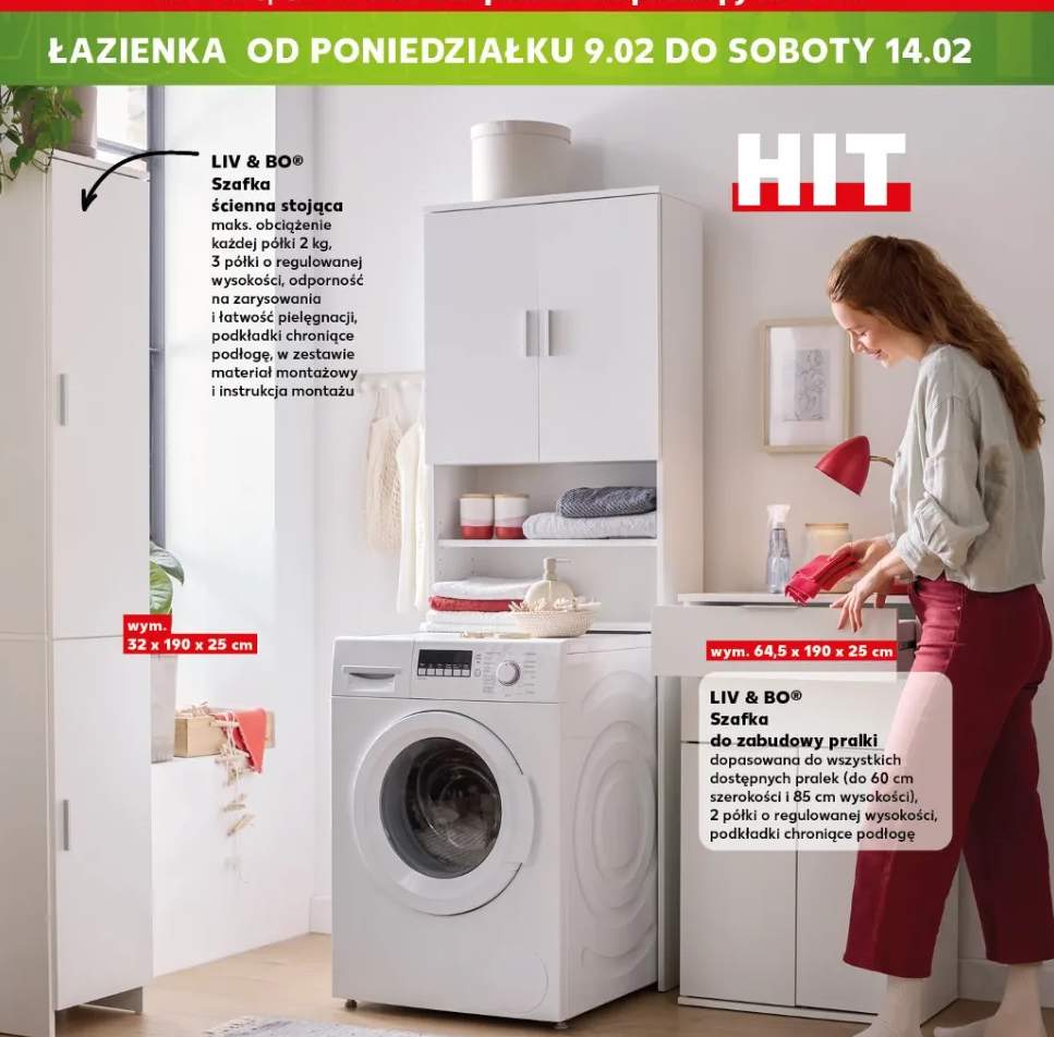 Szafka do zabudowy pralki