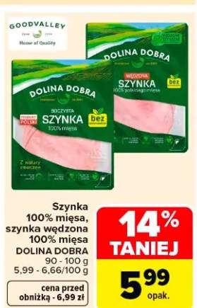 Szynka wędzona 100% mięsa
