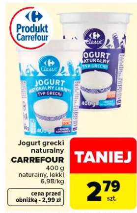 Jogurt grecki naturalny 400g naturalny, lekki