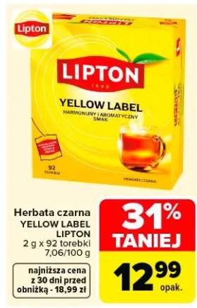 Herbata czarna Yellow Label