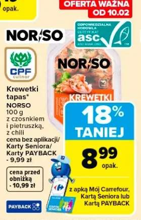Krewetki tapas z czosnkiem i pietruszką