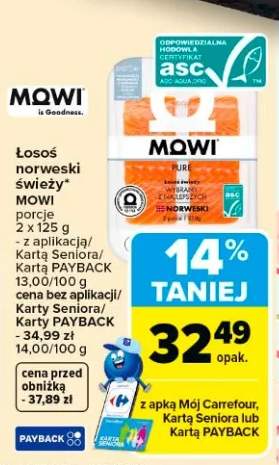 Łosoś norweski świeży porcje