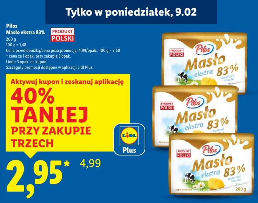 Masło ekstra 83%