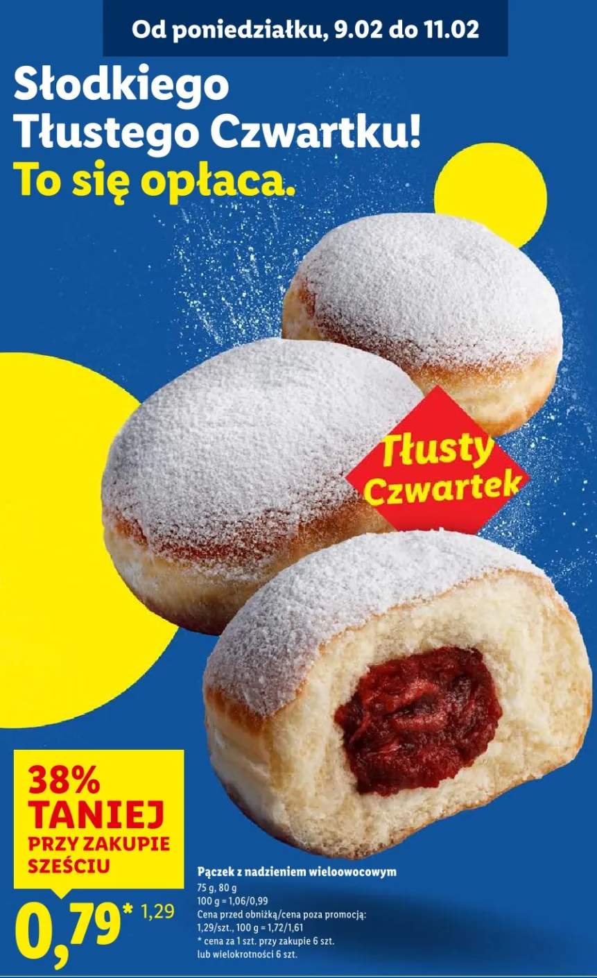 Pączek z nadzieniem wieloowocowym