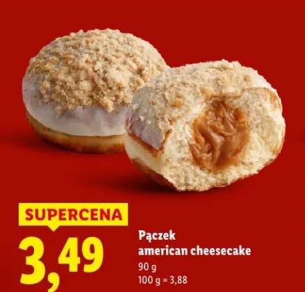 Pączek american cheesecake