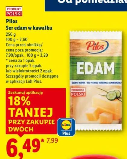Ser edam w kawałku