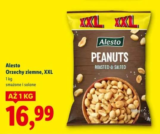 Orzechy ziemne smażone i solone