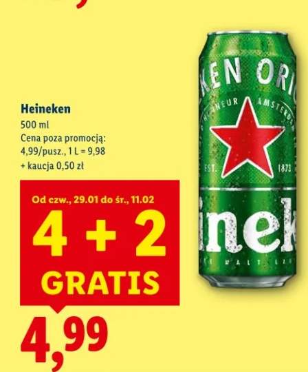 Piwo Heineken