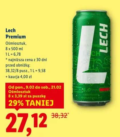 Piwo Lech Premium
