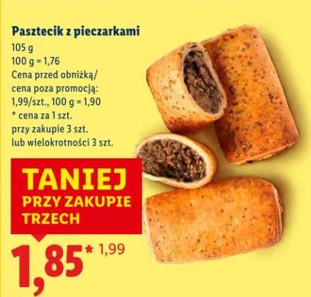 Pasztecik z pieczarkami