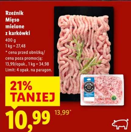 Mięso mielone z karkówki